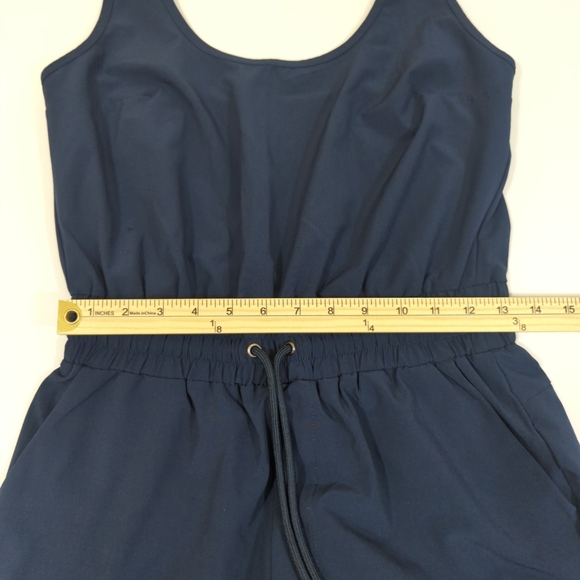 Abercrombie & Fitch Traveler Jumpsuit In Navy S Convertible Straps In Back - Picture 13 of 16
